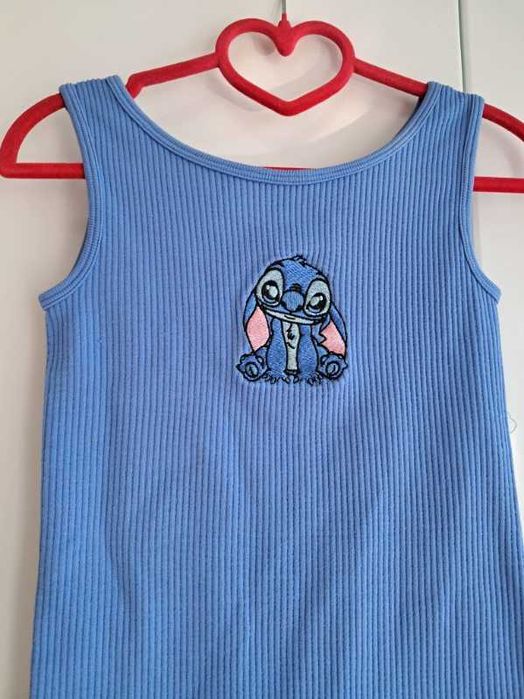 Nowość 2026:) prążkowany kombinezon Stitch roz 122