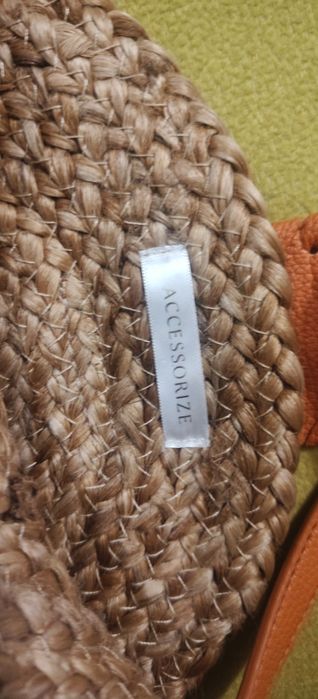 Słomiana letnia torba Accessorize
