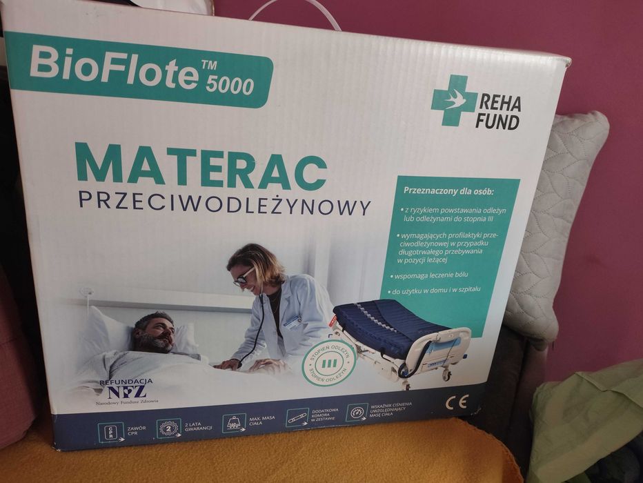 Materac przeciwodleżynowy BioFlote 5000