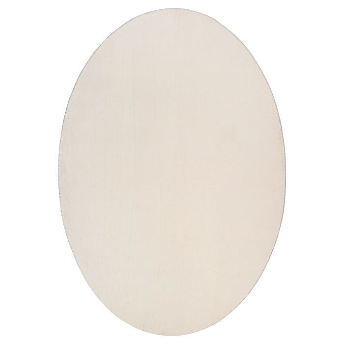 Vidaxl Dywan  "Huarte" Beżowy 140X200 Cm Owalny