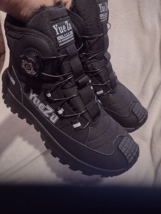 40р./26 см. Зимові термо черевики на хутрітна хлопчика підліткові