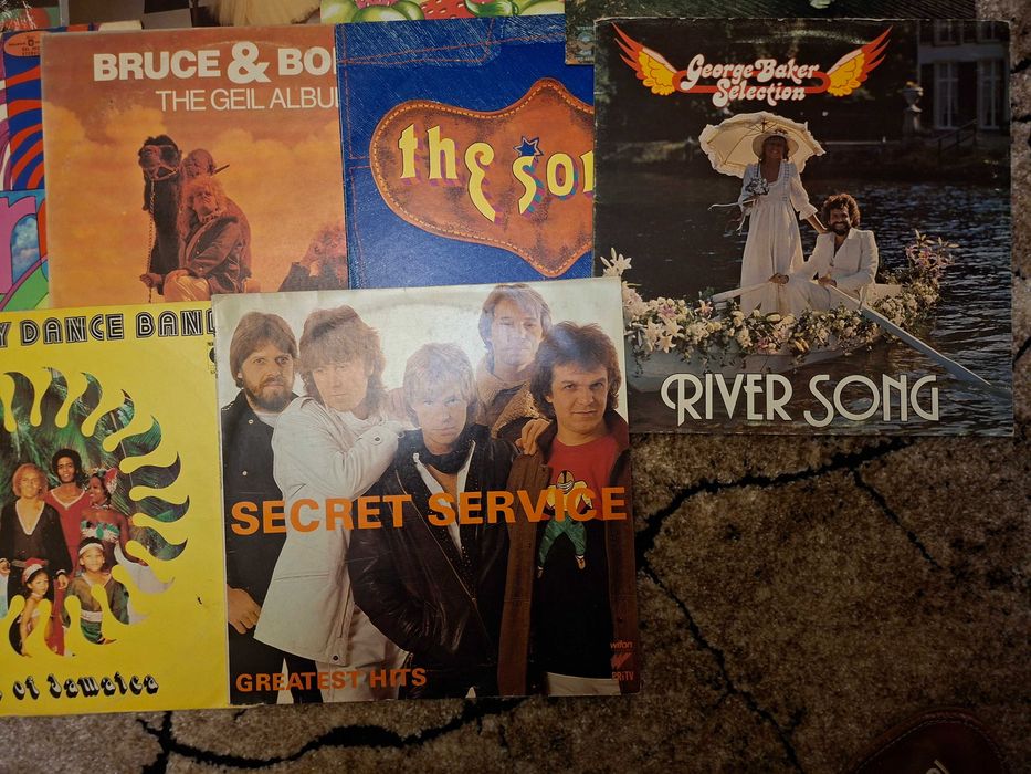 płyty winylowe pop rock zespoły zestaw 12 sztuk