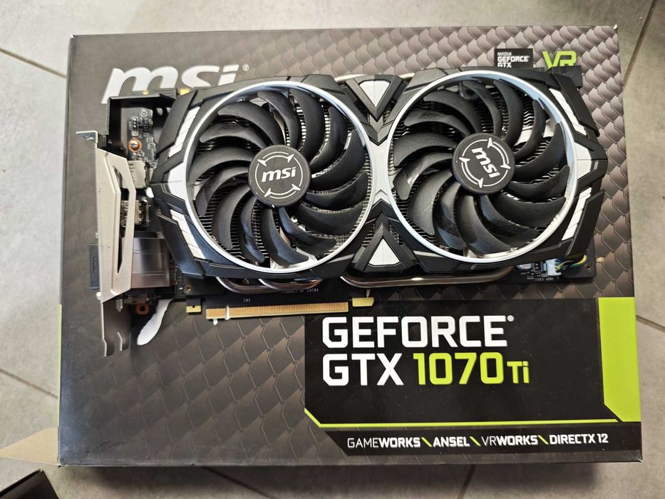 MSI GeForce GTX1070 Ti Armor 8GB BOX