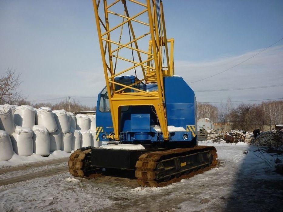 НЕДОРОГИЕ Услуги крана СКГ-100, аренда крана, гусеничный кран в Днепре