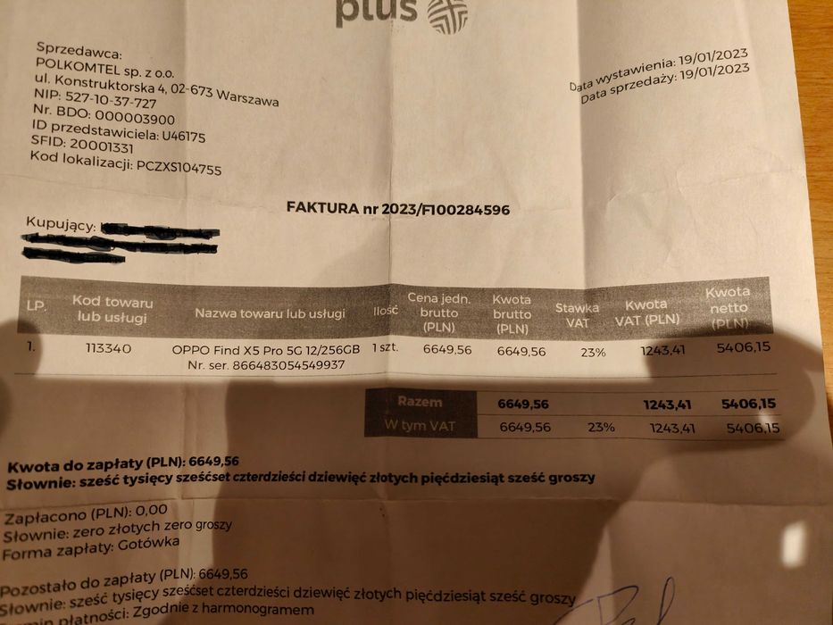 OPPO Find X5 Pro Smartfon Flagowiec 256GB/12 5G 80W + ETUI z magnesem