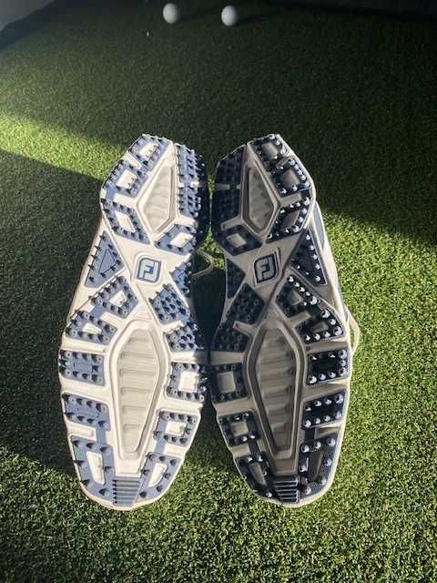 Buty golf FootJoy Pro SL roz. 45 2/3 – białe/szare/cegła stan idealny!