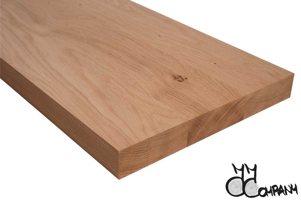 Surowe Stopnie Drewniane Lity Dąb Dębowe Podstopnie Schody PREMIUM