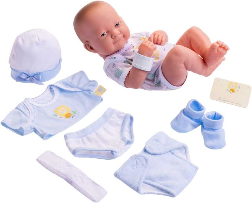 Реалістичний пупс La Newborn Nursery 8 Piece Layette Baby Doll JC Toys