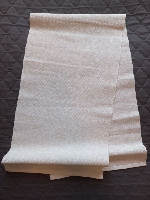 Bieżnik beżowy ecru długi obrus