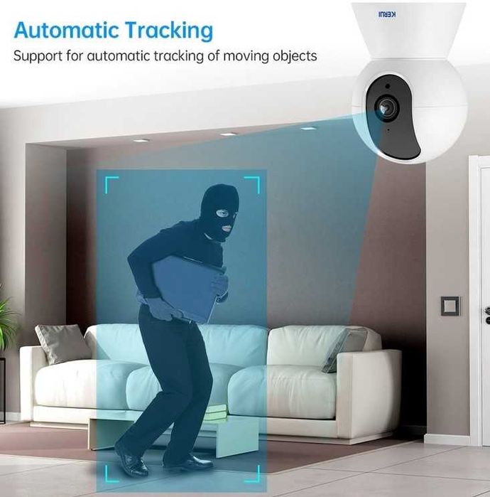 Camara IP WI-FI de Segurança 1080p 3mp Tuya Rastreamento automatico