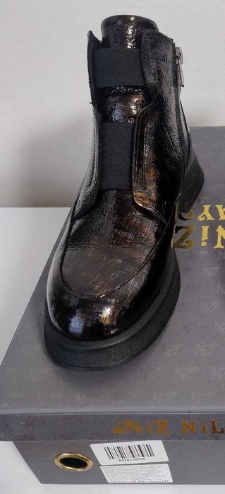 Женские демисезонные ботинки натуральная кожа темно-коричневый