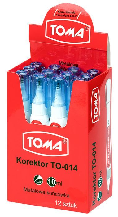 Paczka Korektor W Pisaku 10Ml 12Szt. Toma