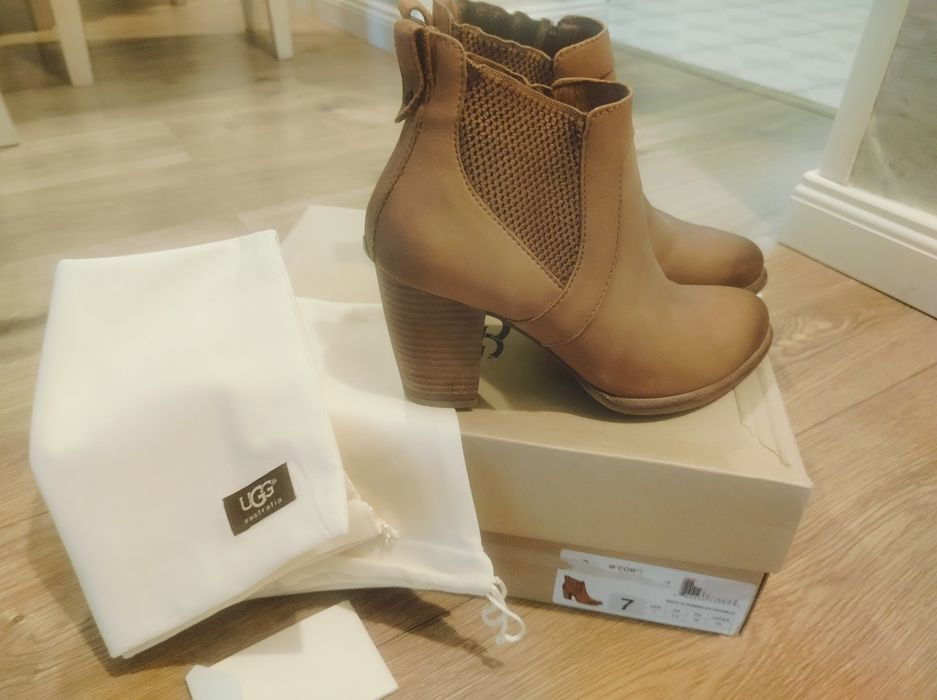 Botki Ugg na słupku, nowe bez metki, raz ubrane