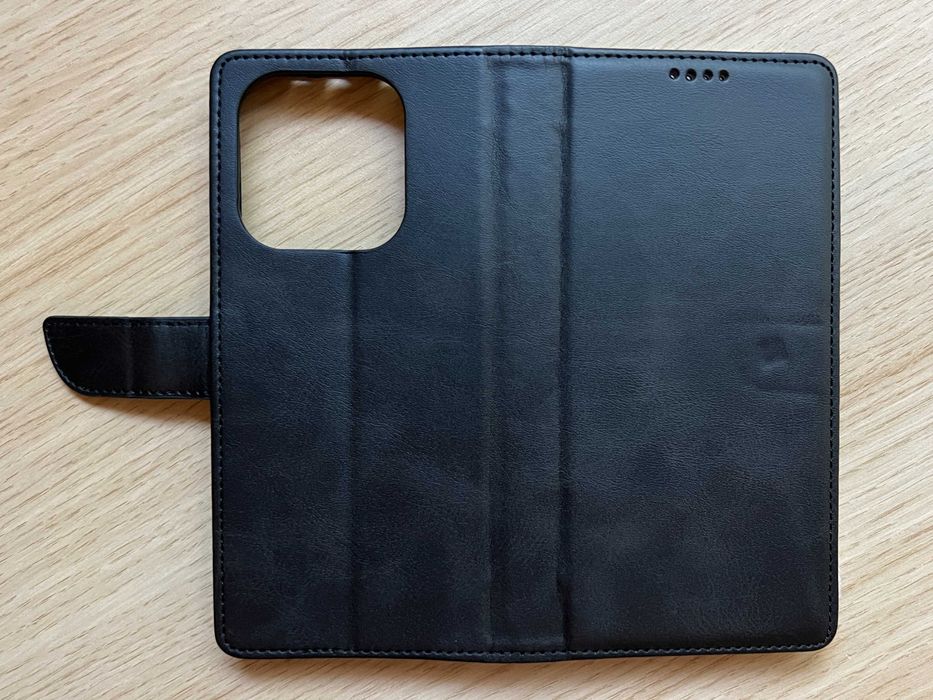 Redmi Note 14 4G чохол-книжка Wave Fold Black чорний еко шкіра чехол