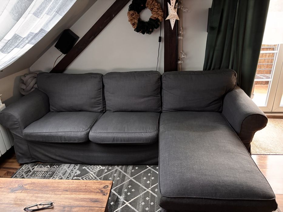 Narożnik IKEA EKTORP – 3-osobowy z szezlongiem