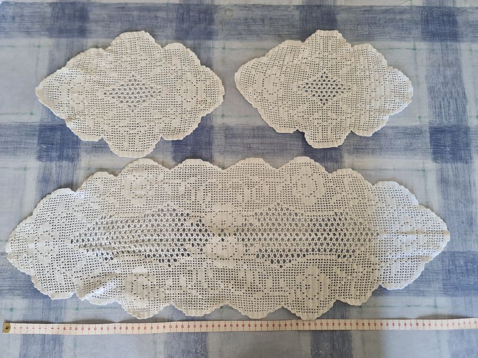 Varios conjuntos e individuais Crochet