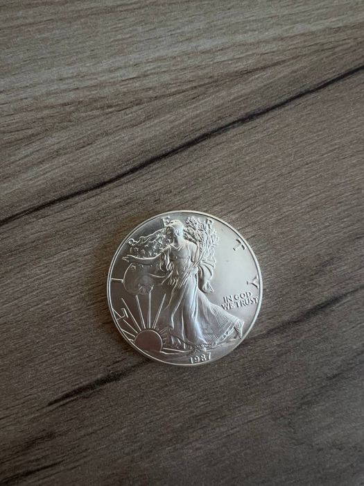 ‼️Монети срібні Американський орел різні роки‼️