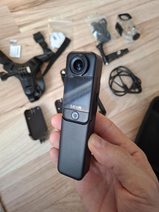 Kamerka 4k sjcam c300 plus dodatki