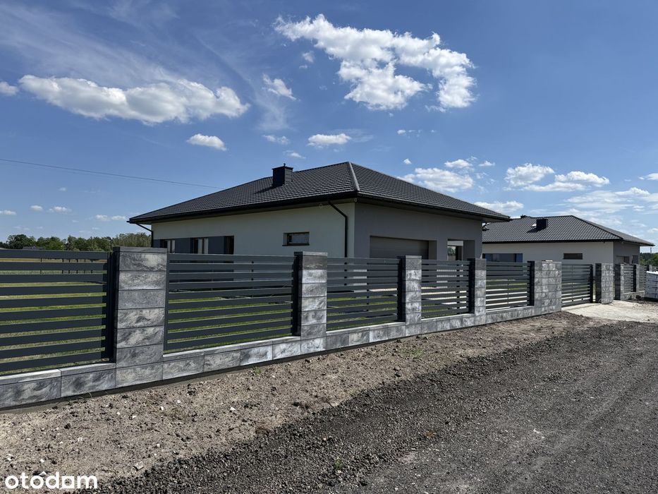 Nowy gotowy dom|stan dewelop.|171,29 m²|1000m²działki|garaż 2st.