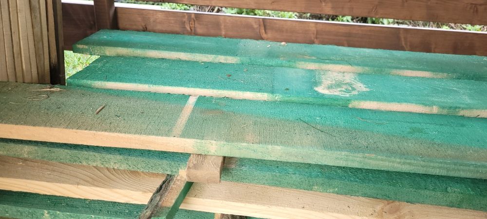 Deski impregnowane od ręki na wiatę 2,5m Ciechocinek Toruń