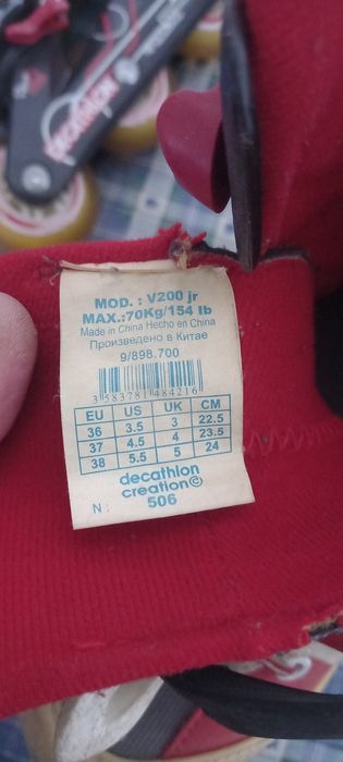 Patins em linha e de 4 rodas