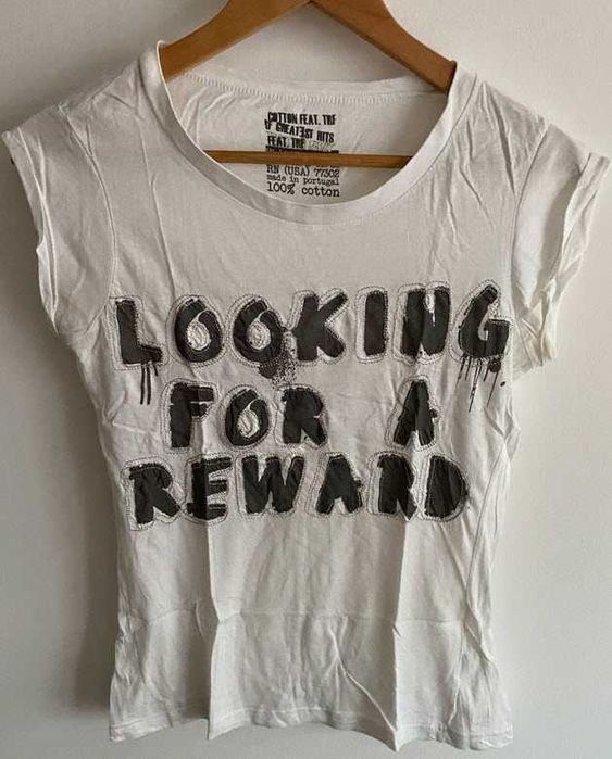 Tshirt  branca Pull & Bear