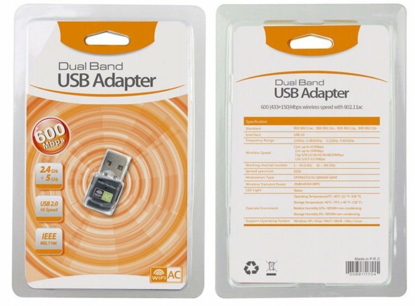 USB adapter 600mbps