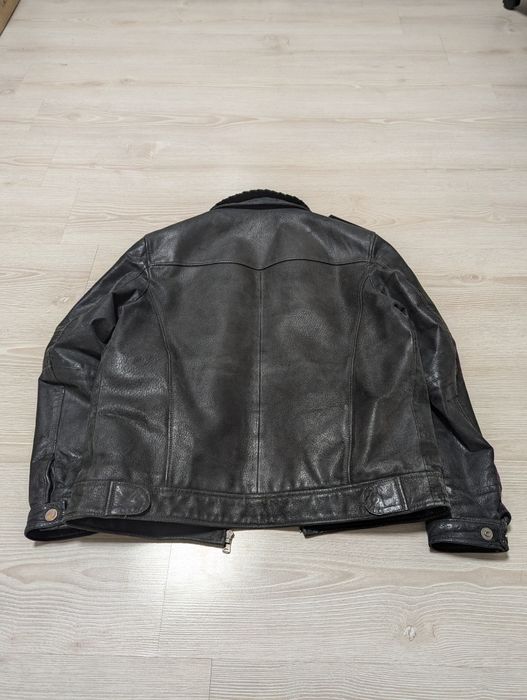 vintage leather jacket - купить мужскую одежду - Цена на OLX.ua