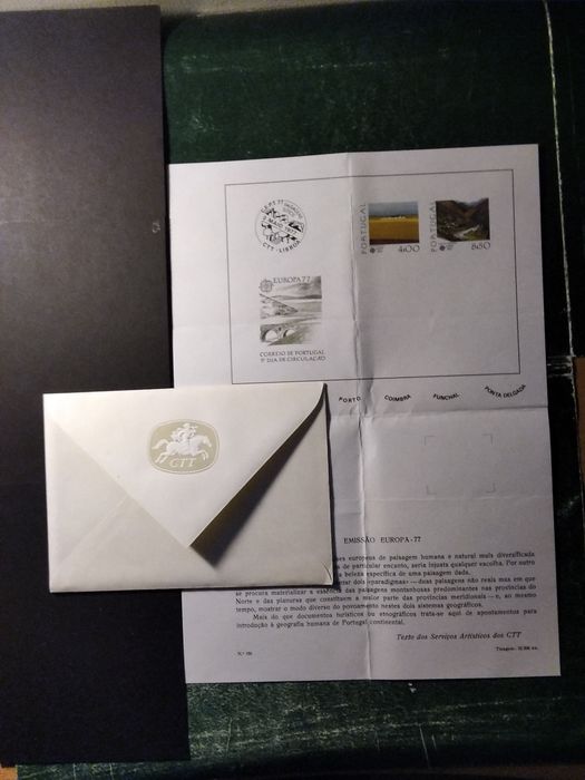 1977 FDC Europa CEPT Paisagens MNH **