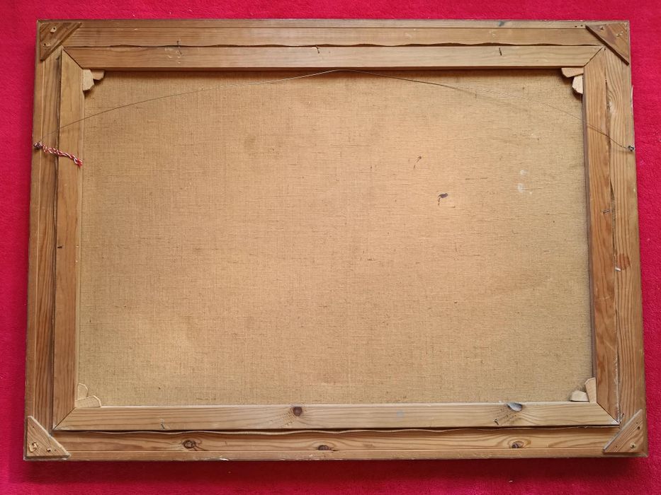 Stary obraz na płótnie INGOLF DUE