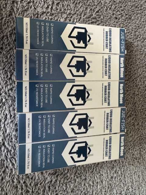 5 szt x Taśma izolacyjna w płynie 50ml czarna UV-odporna i wodoodporna