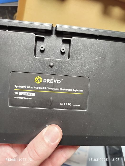 Механічна ігрова клавіатура DREVO Tyrfing V2 RGB