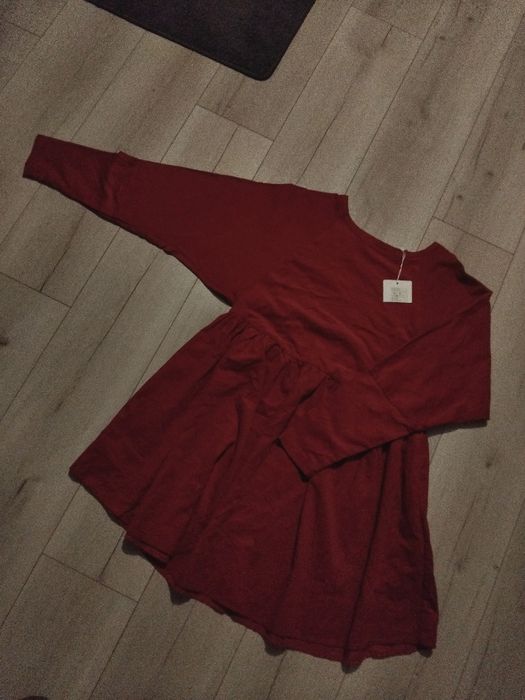 Sukienka bordowa