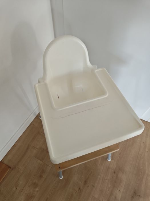Krzesełko dla dziecka niemowlaka Ikea + podnóżek