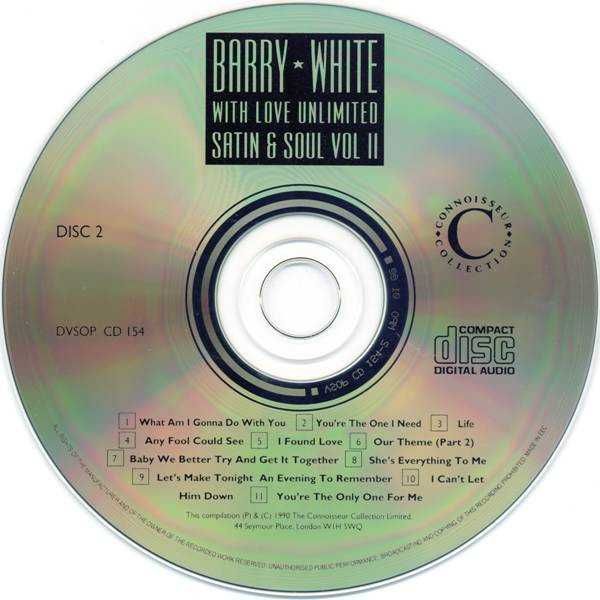 Barry White With Love Unlimited – Satin & Soul Vol II (2 CD)