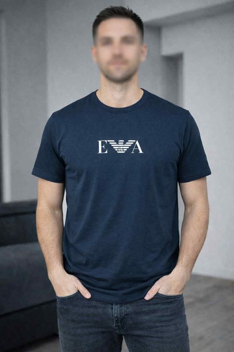 t-shirt koszulka Emporio Armani rozmaite XL oraz XXL nowe nieuzywane okazja. biała i niebieska