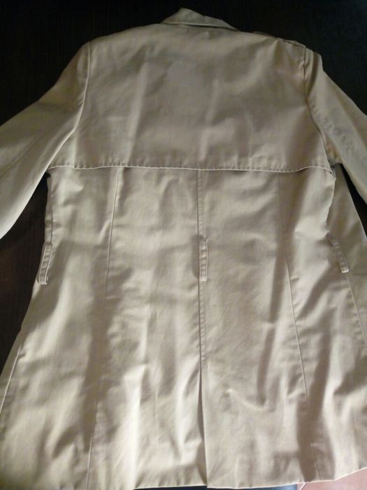 Casaco/gabardine curta camel, S bom estado