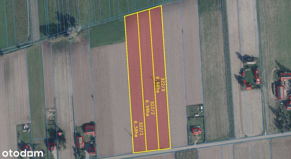 Trzy działki budowlane z wygodnym dojazdem - Zembry/Trzebieszów - Widok 2