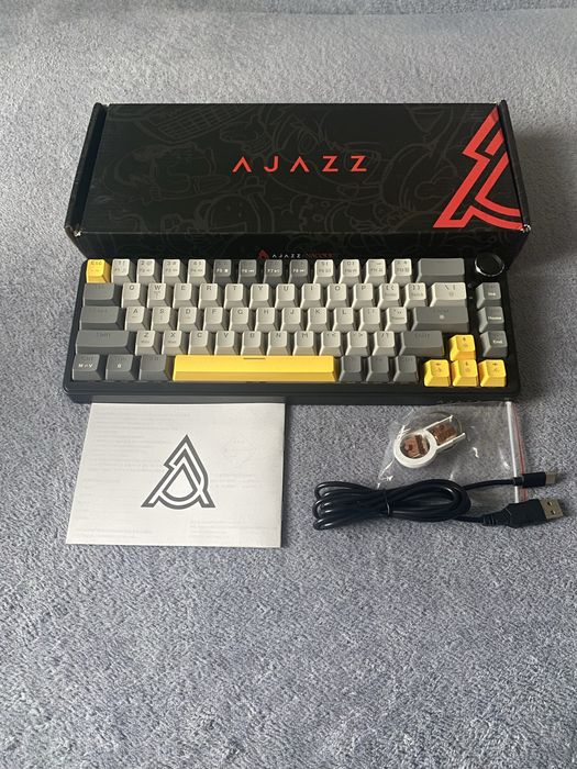 Ajazz ak690 механічна ігрова клавіатура не вживана  rgb 70%