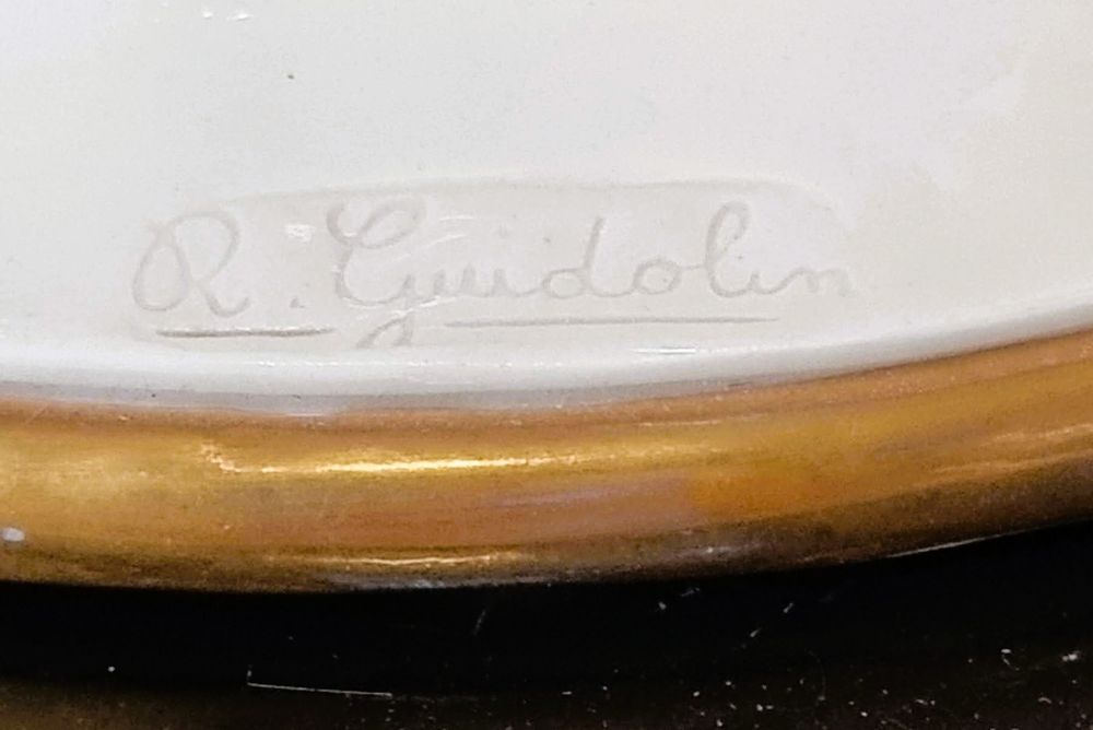 CAPODIMONTE®- popiersie Papieża Jana Pawła II - R.GUIDOLIN Vintage