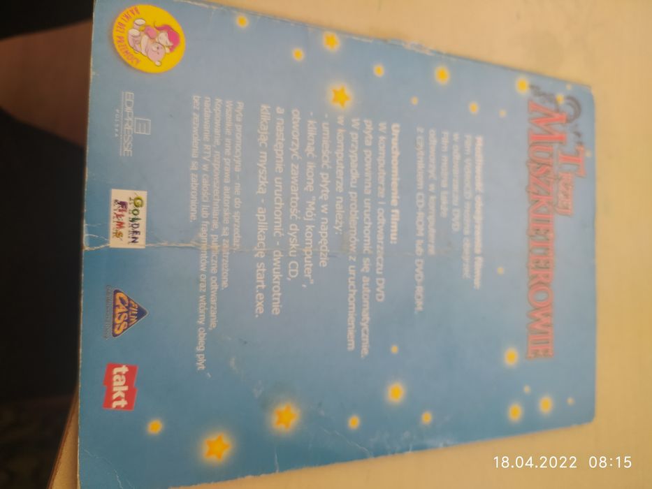 Trzej muszkieterowie bajka