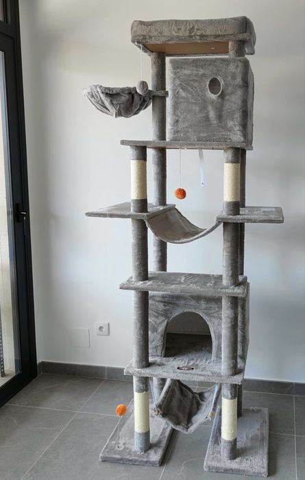 Drapak Wieża dla Kota 200 cm | Hamaki, Jaskinie, Platformy