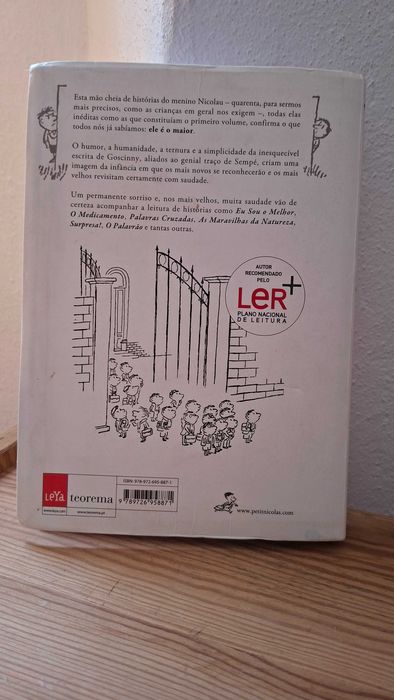 Livro "Eu sou o maior, o regresso do menino Nicolau"