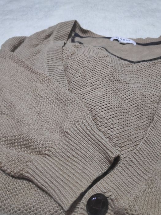 Śliczny męski sweterek kardigan Vailent XL 100% bawełna