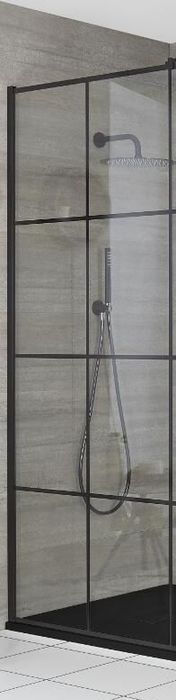Loftowa Kabina  prysznicowa walk in, szyba hartowana, szkło 8 90x 220