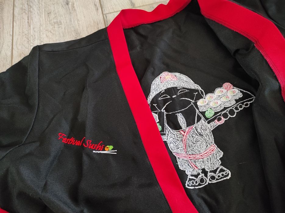 Халат кимано одежда повара сушиста