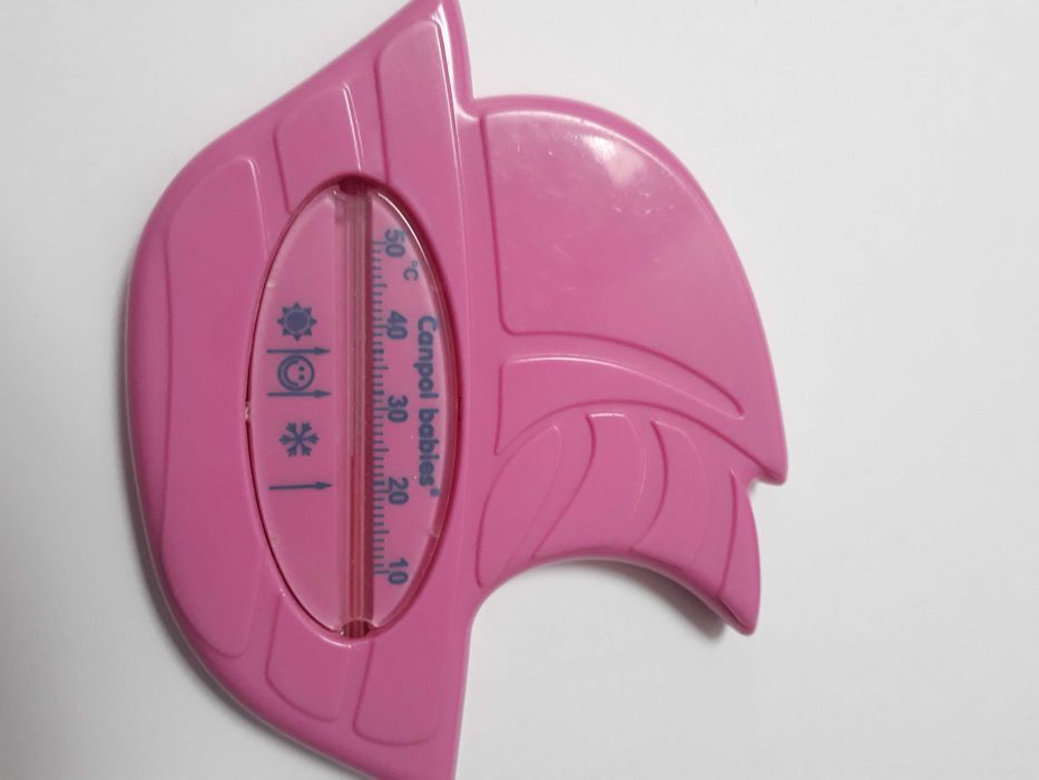 Termometr wodny Canpol różowy statek pływający do kąpieli dziecka