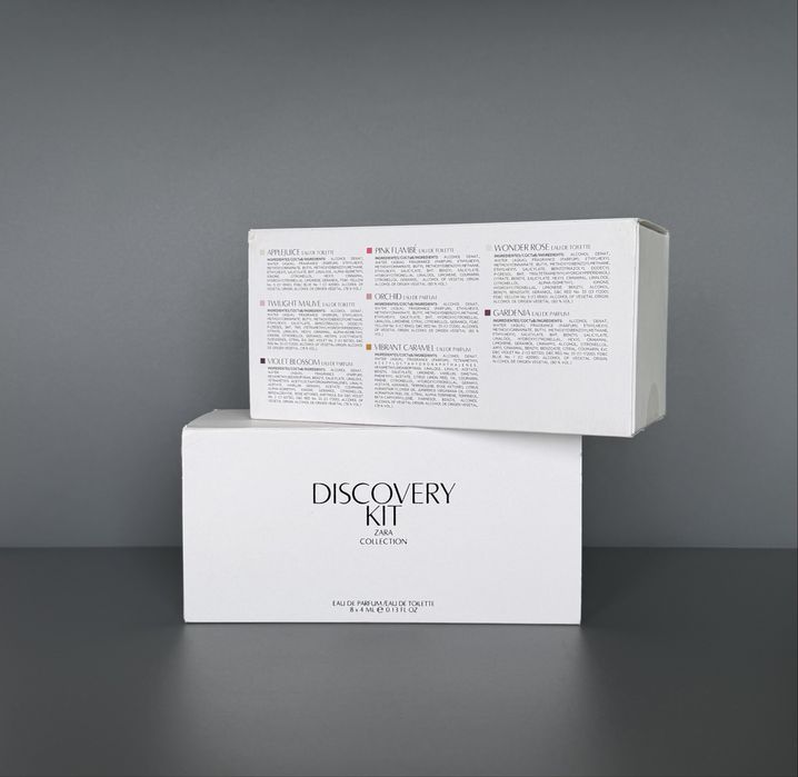 Zara Discovery Kit 8x4 ml. Zara Collection. Unikat.
