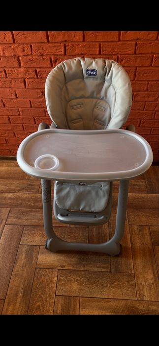 Стільчик для годування Chicco Polly Magic RELAX сірий