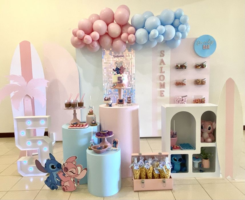 Baloes em arco ou coluna